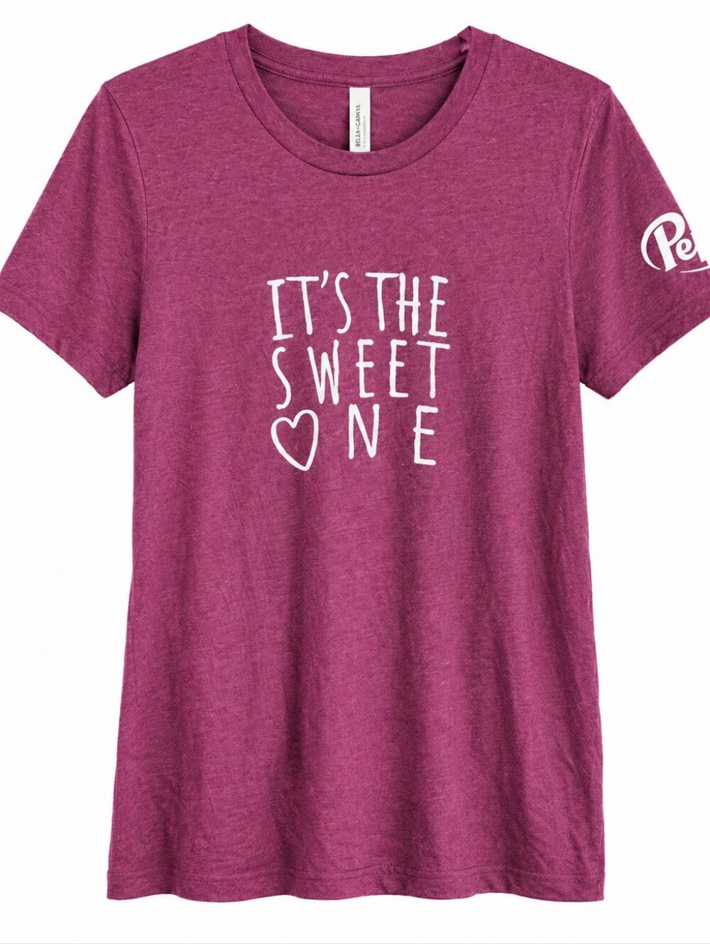 Dr. Pepper Women's Tee in Berry Size S